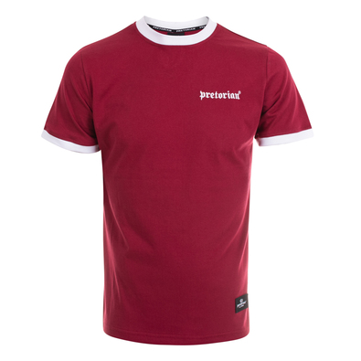 T-shirt Pretorian Small Logo - burgundy