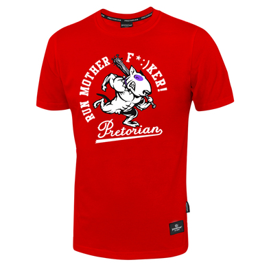 T-shirt Pretorian Run motherf*:)ker! - red