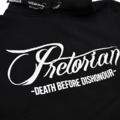 Bluza z kapturem Pretorian "Death Before Dishonour" - czarna