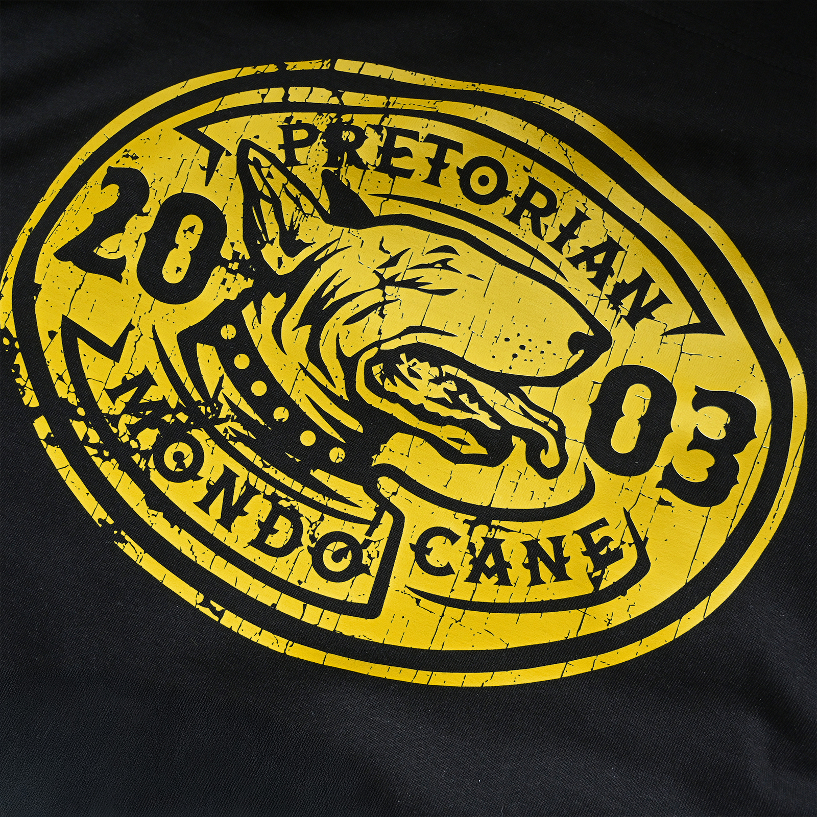 Sweatshirt Pretorian "Mondo Cane" - Black
