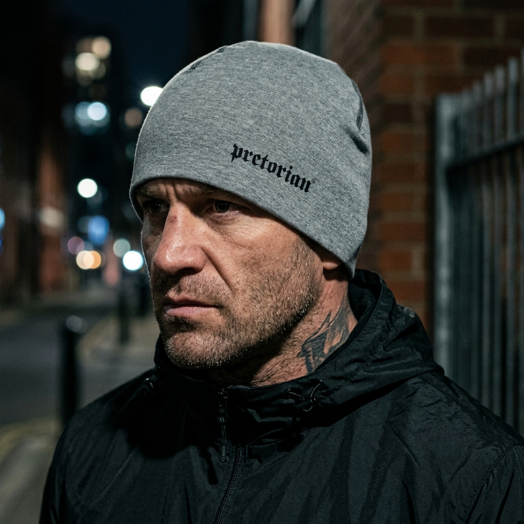 Beanie Pretorian "Logo" - grey