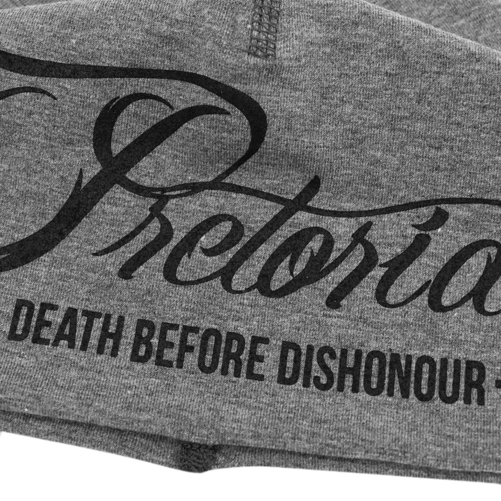 Czapka Pretorian "Death Before Dishonour" - szara
