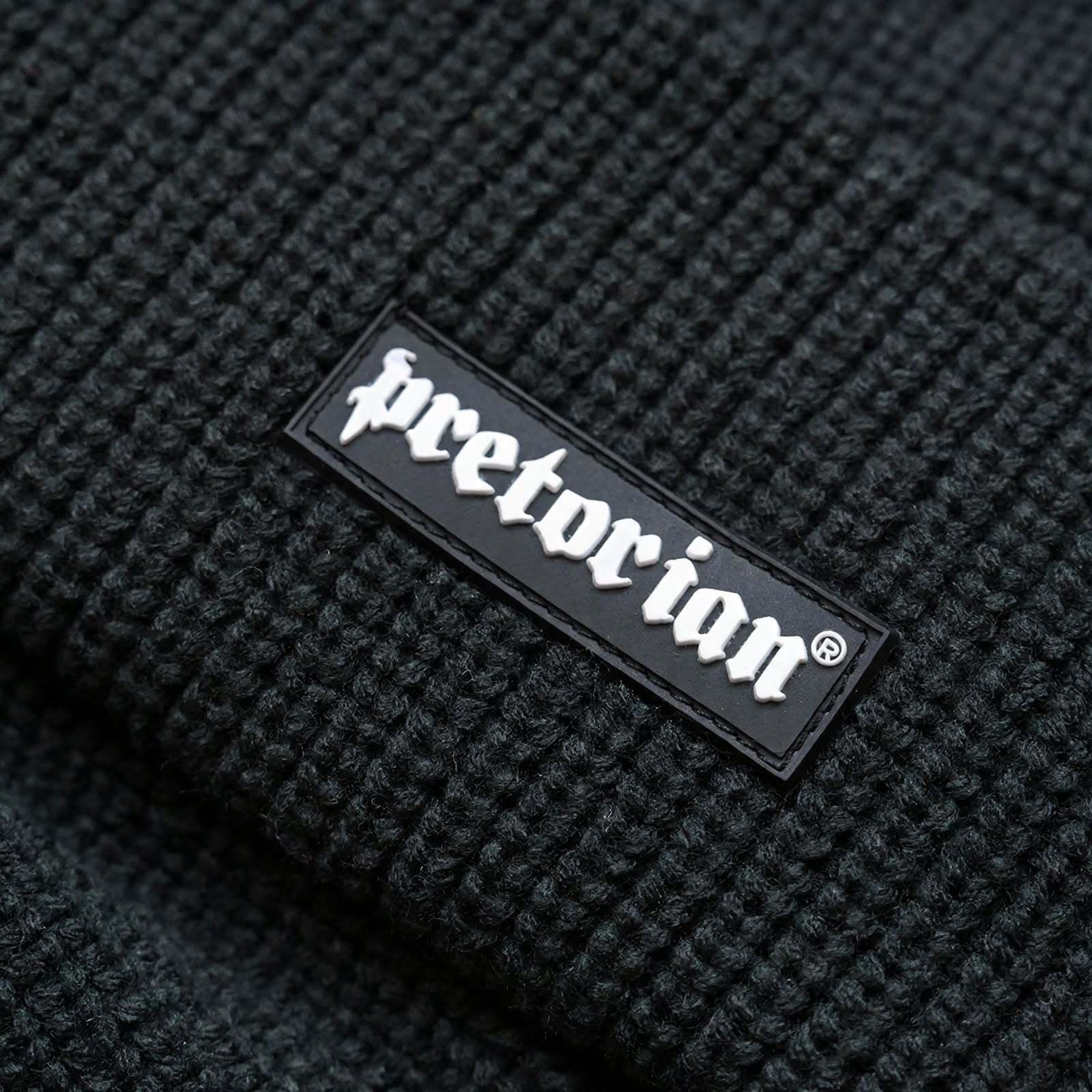 Pretorian "Ribbed Logo 3D" Winter Hat - graphite
