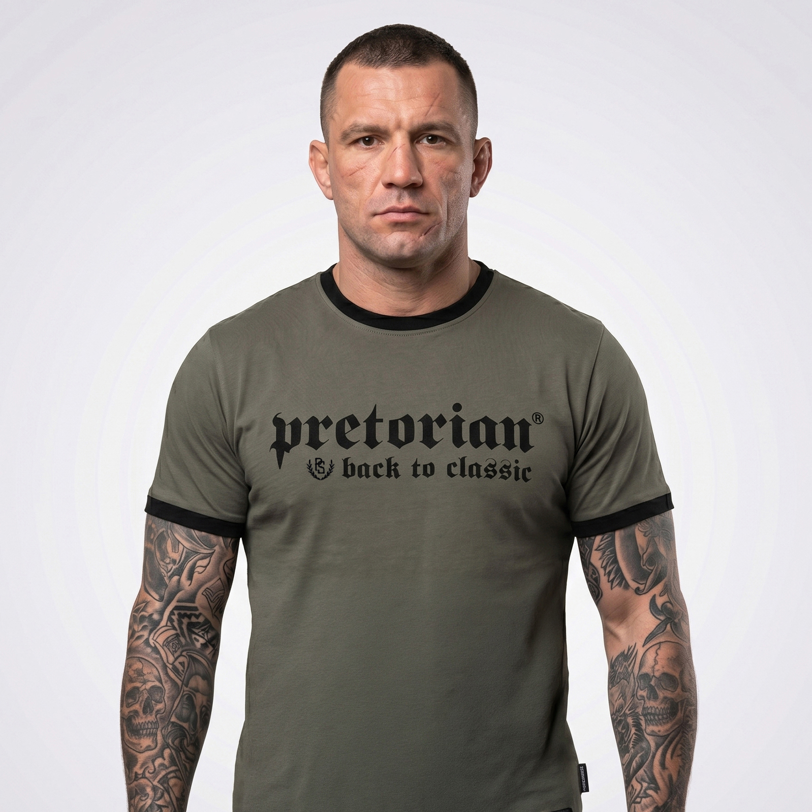 Koszulka Pretorian Ringer "Back to classic" - khaki