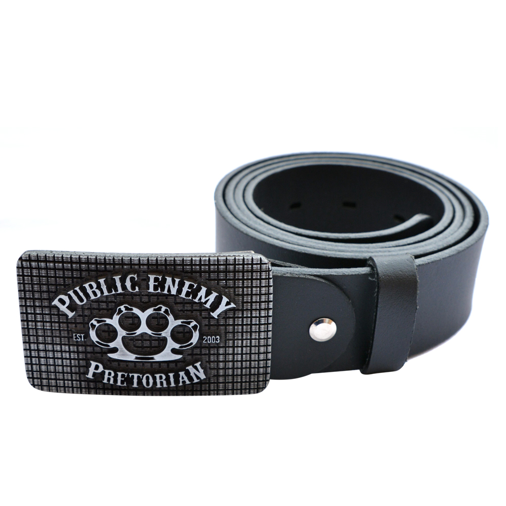 Pretorian leather belt "Public Enemy" » Accessories » Belts