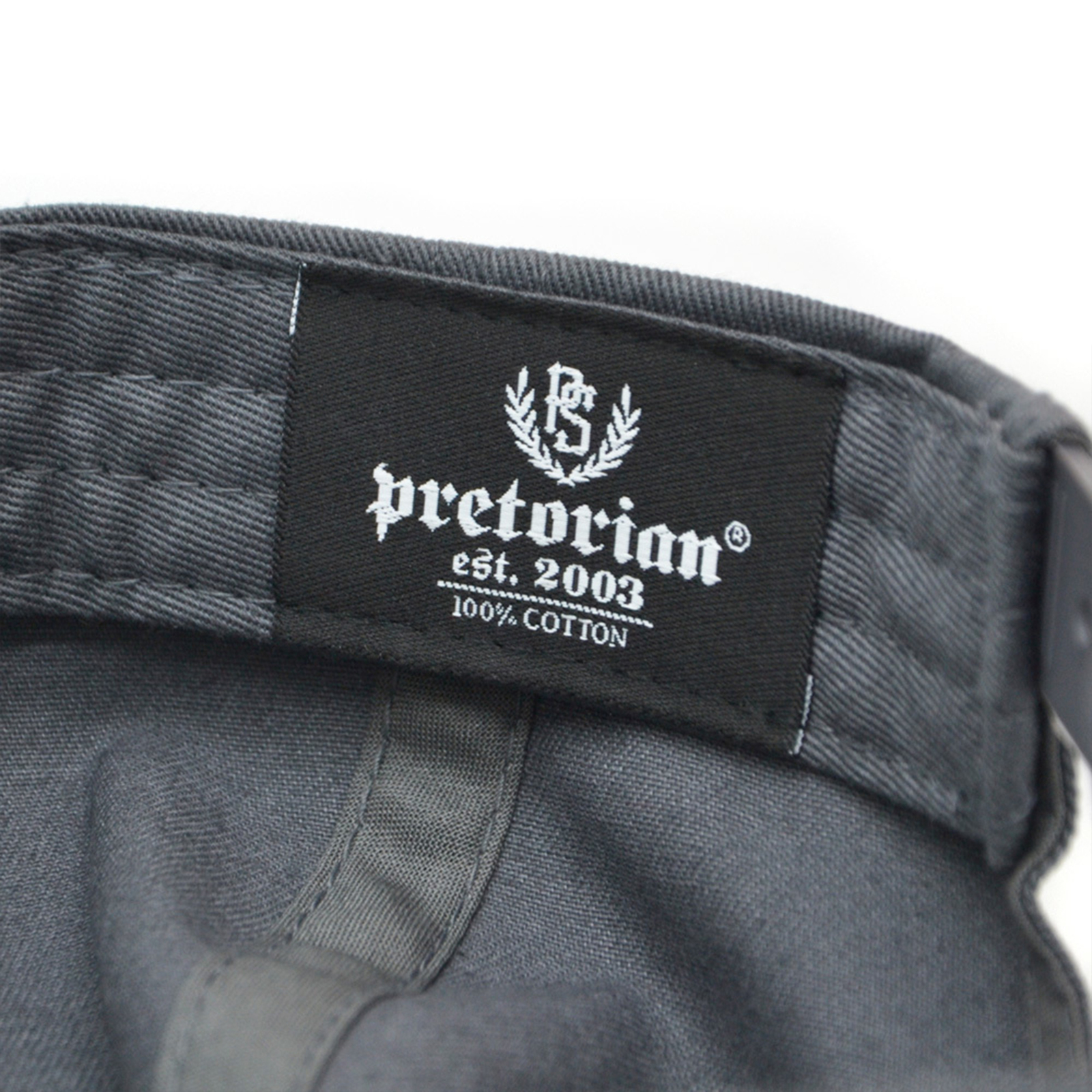 Pretorian "Logo 3D White" Baseball Cap - Steel