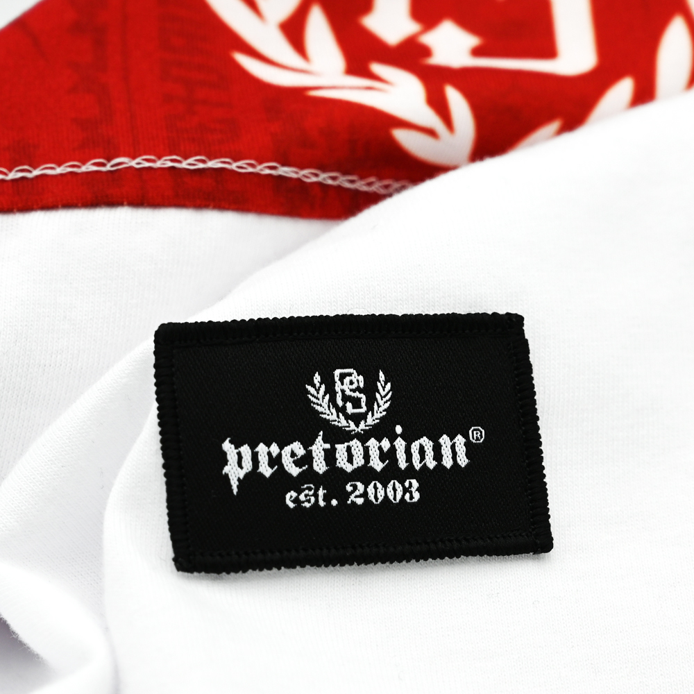 Koszulka Pretorian "Trouble Red Strap" - biała
