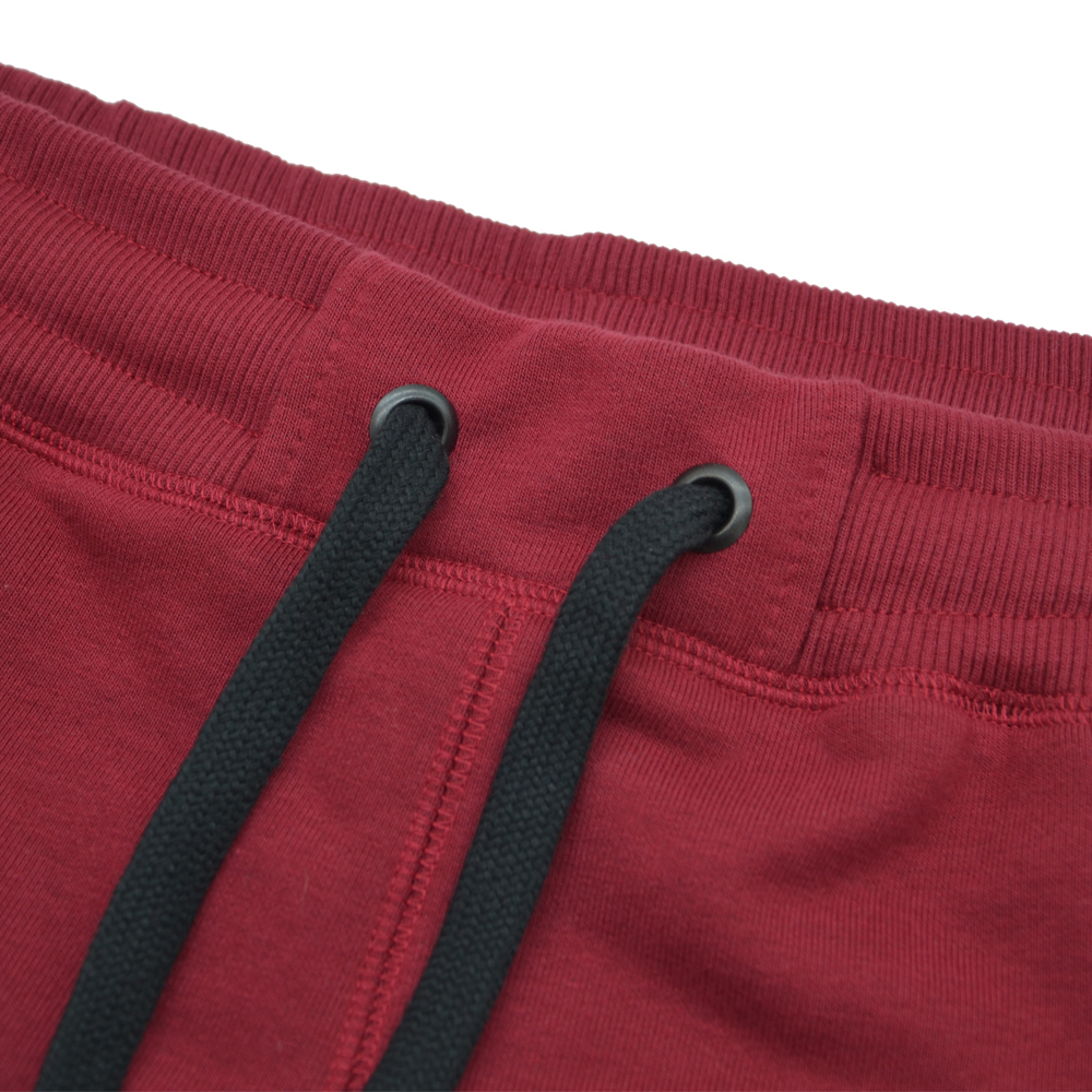 Spodnie dresowe Pretorian "Logo" bordowe - ściągacz
