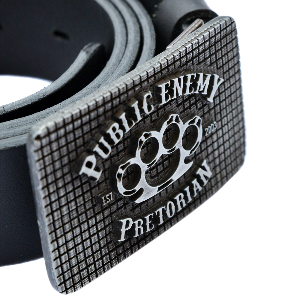Pretorian leather belt "Public Enemy" » Accessories » Belts