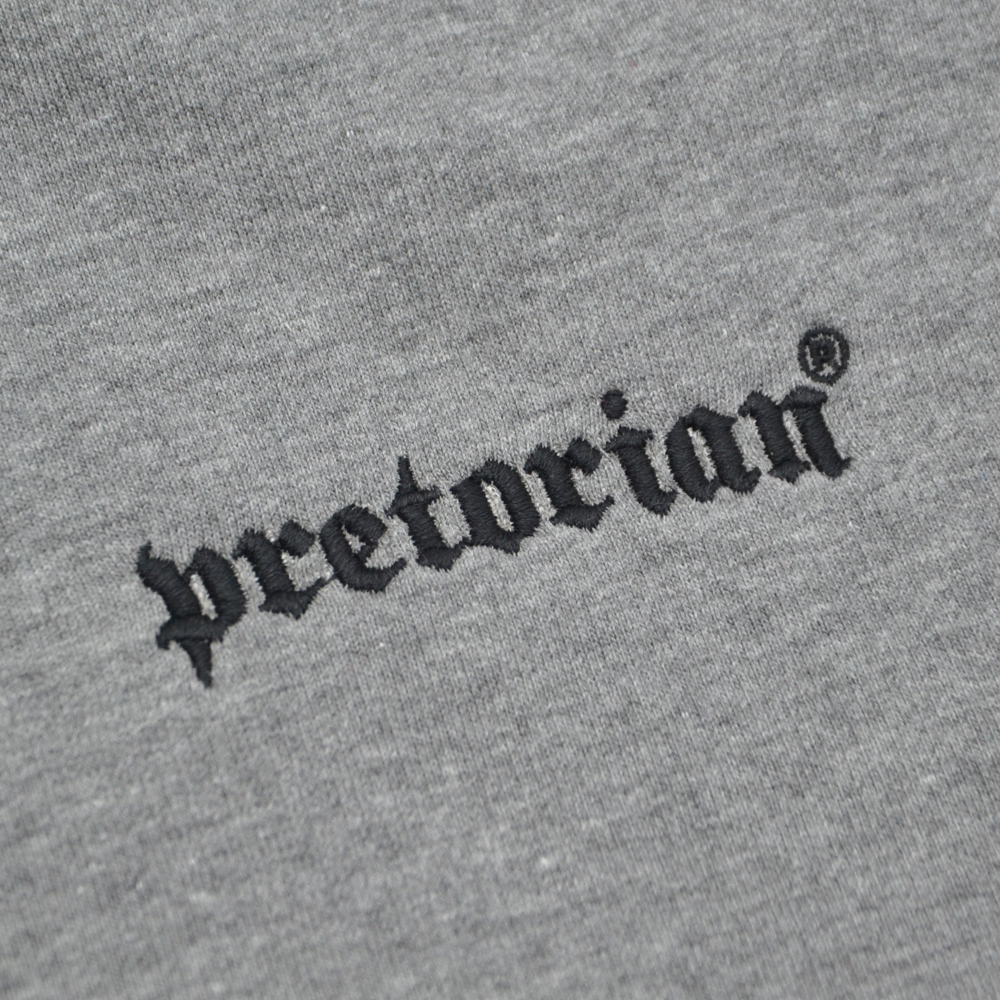 Spodenki bawełniane Pretorian "Logo" - szare