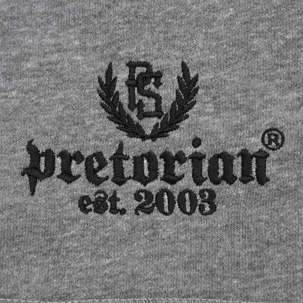 Spodenki bawełniane Pretorian "Est. 2003" - szare
