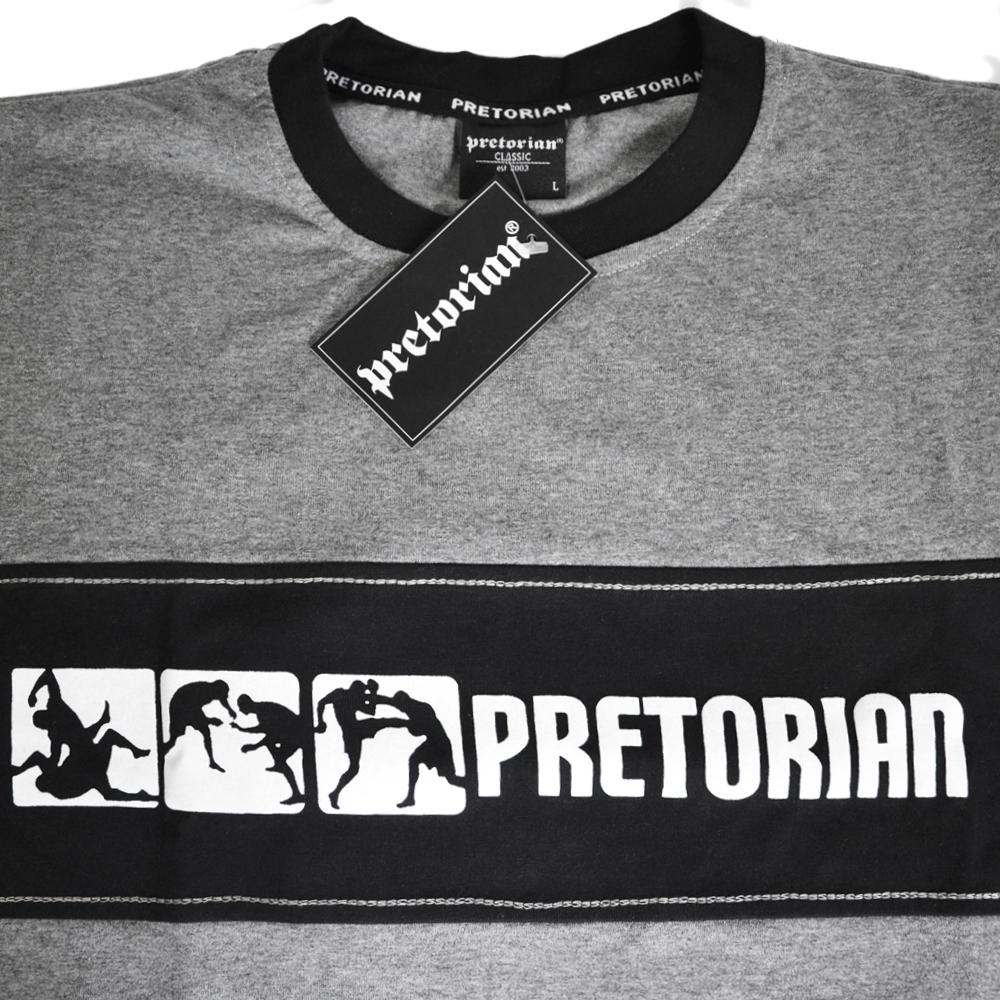 Koszulka panelowa Pretorian "Fight Division" - szara