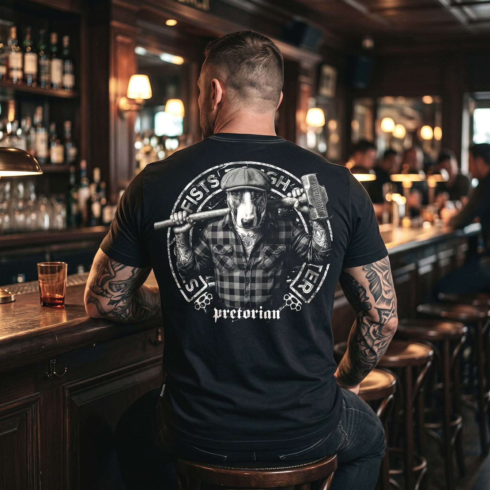 Koszulka Pretorian "Hammer" - czarna