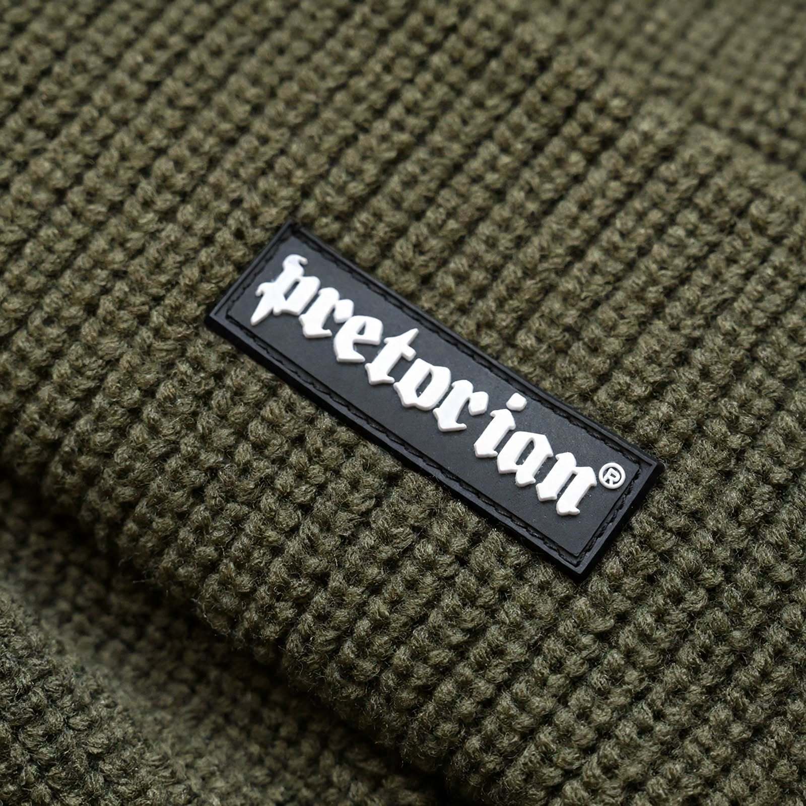 Pretorian "Ribbed Logo 3D" Winter Hat - khaki