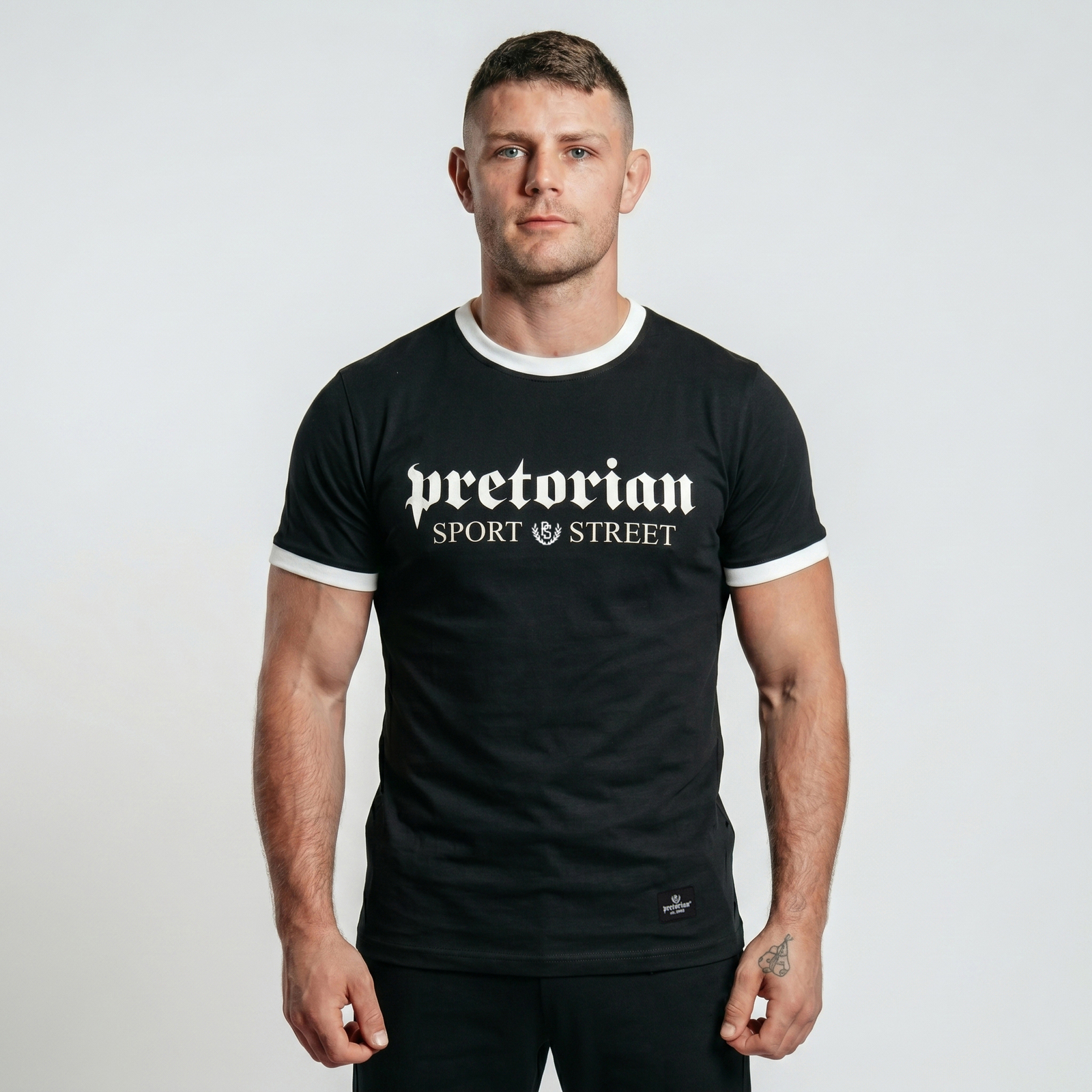 T-shirt Pretorian Ringer "Sport & Street" - black