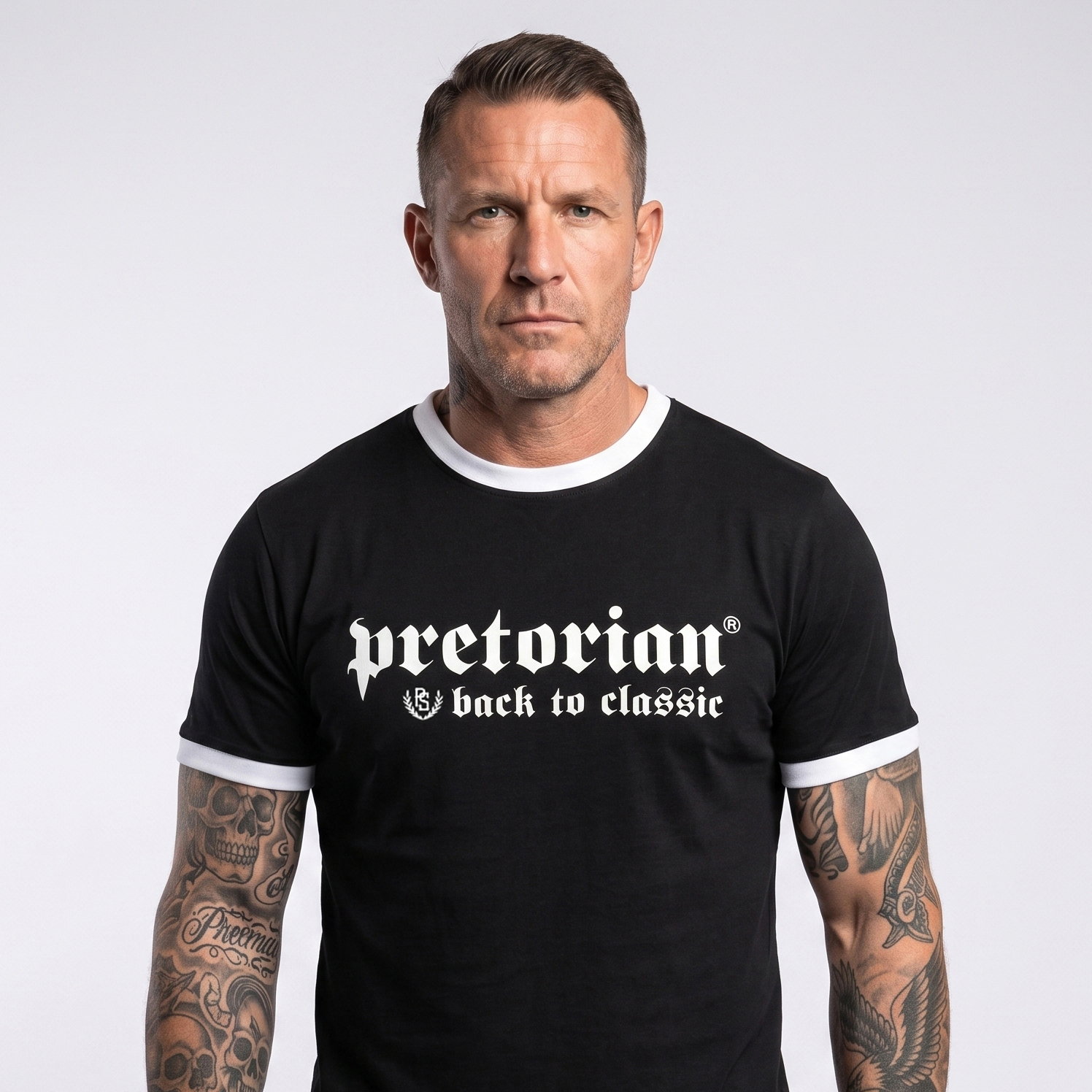 Koszulka Pretorian Ringer "Back to classic" - czarna