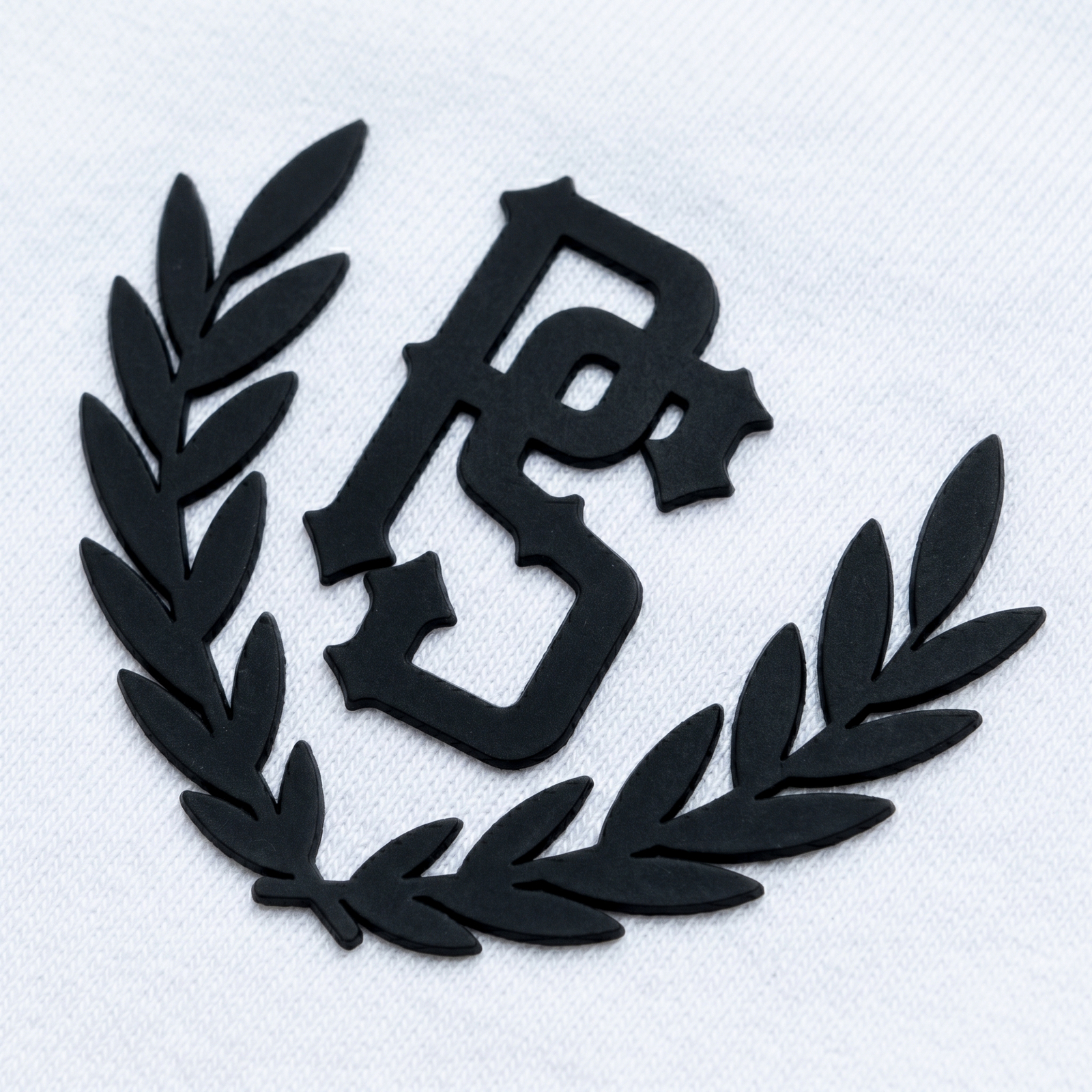 Koszulka Pretorian Ringer "PS" 3D - biała