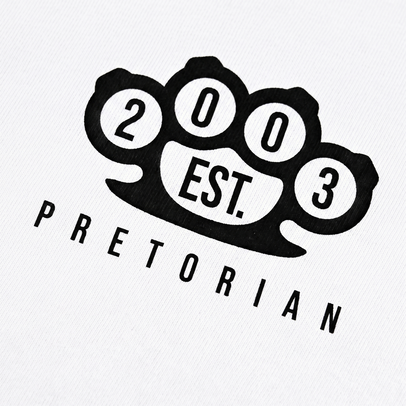 T-shirt Pretorian "Public Enemy" - white
