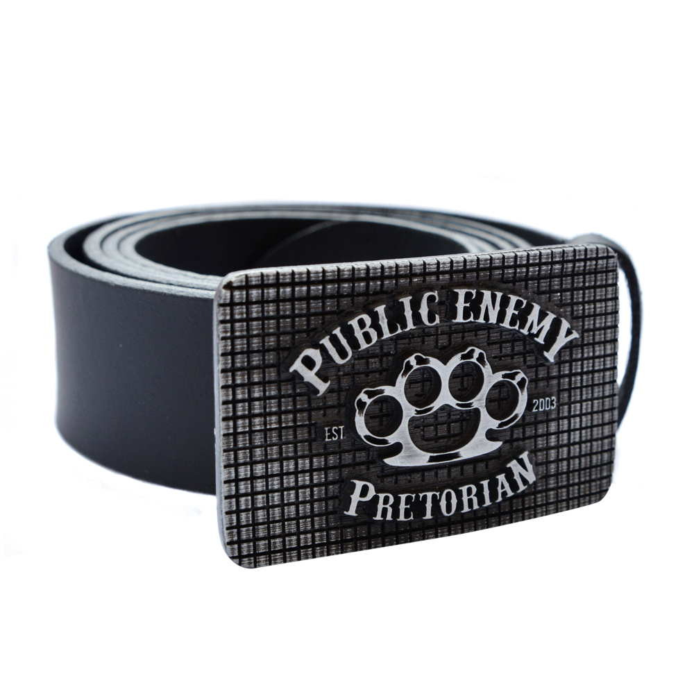 Pretorian leather belt "Public Enemy" » Accessories » Belts