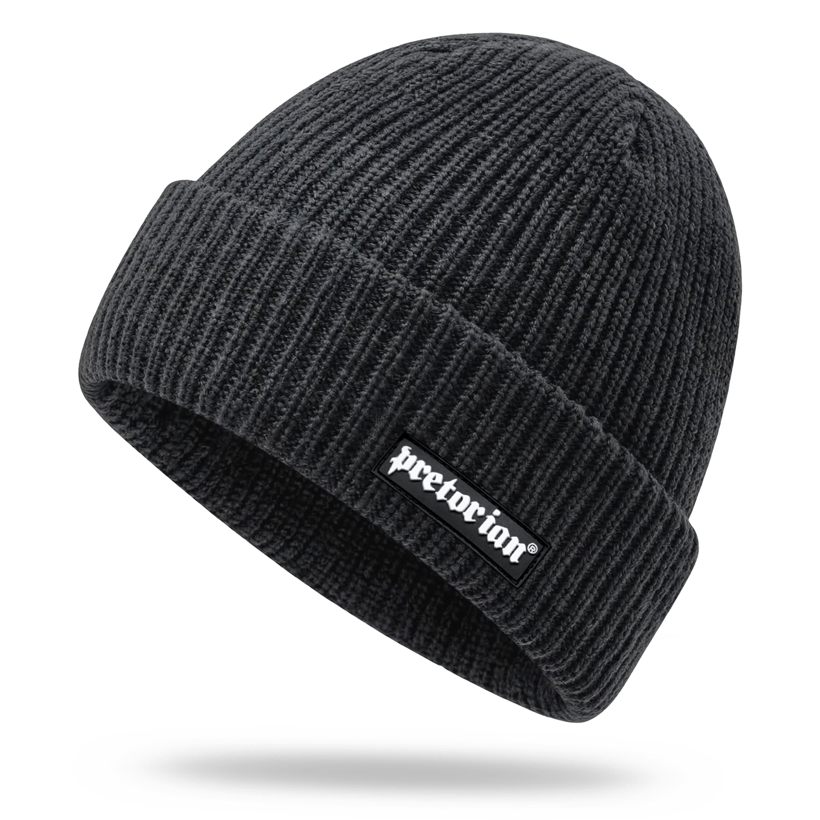 Pretorian "Ribbed Logo 3D" Winter Hat - graphite