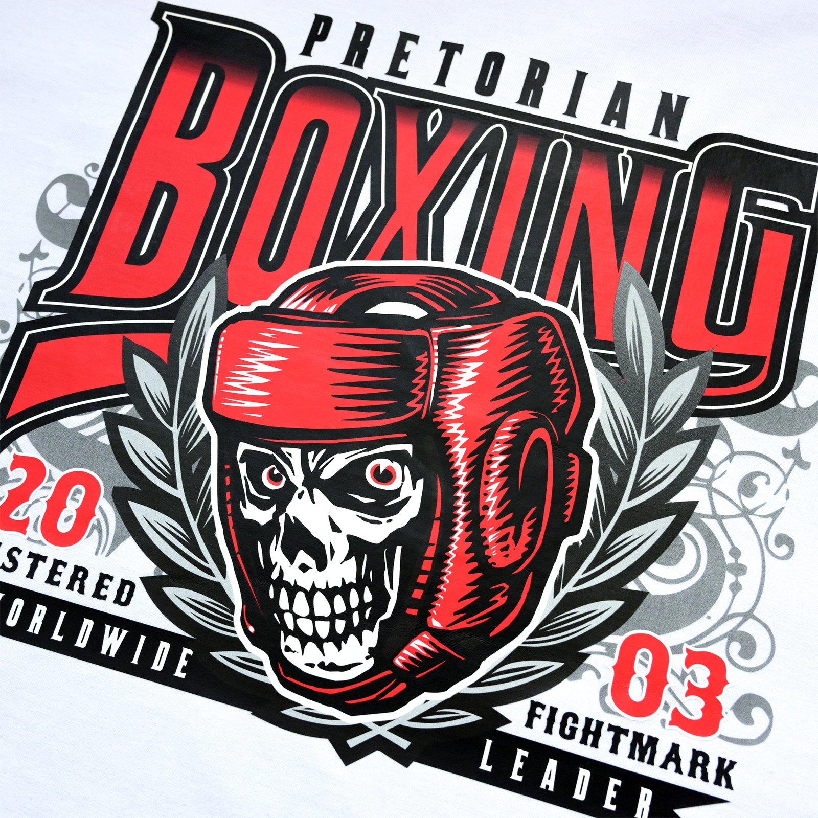 Koszulka Pretorian "Boxing" - biała