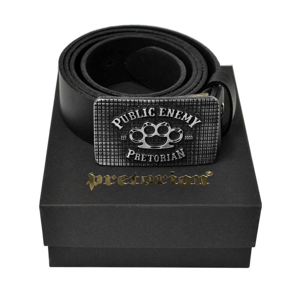 Pretorian leather belt "Public Enemy" » Accessories » Belts