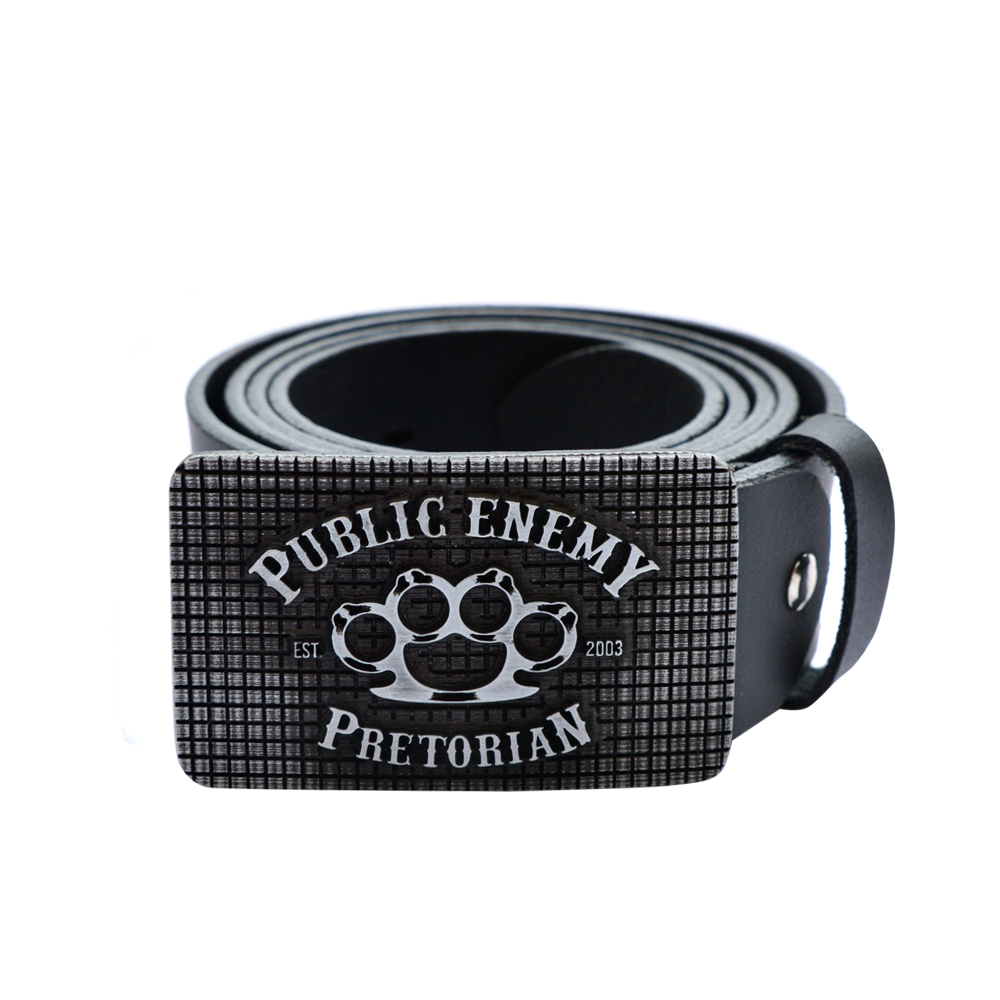 Pretorian leather belt "Public Enemy" » Accessories » Belts