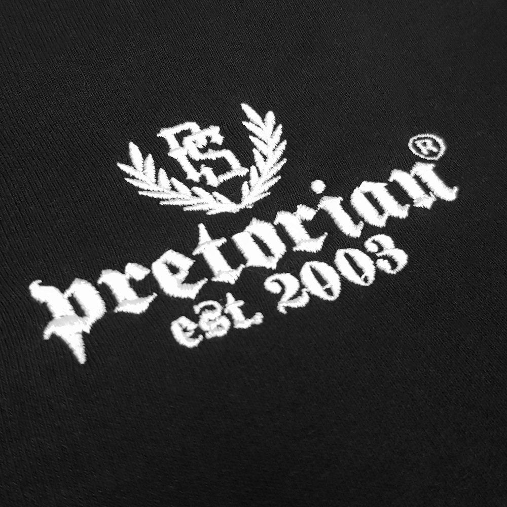 Spodnie dresowe Pretorian "Pretorian est. 2003" - ściągacz