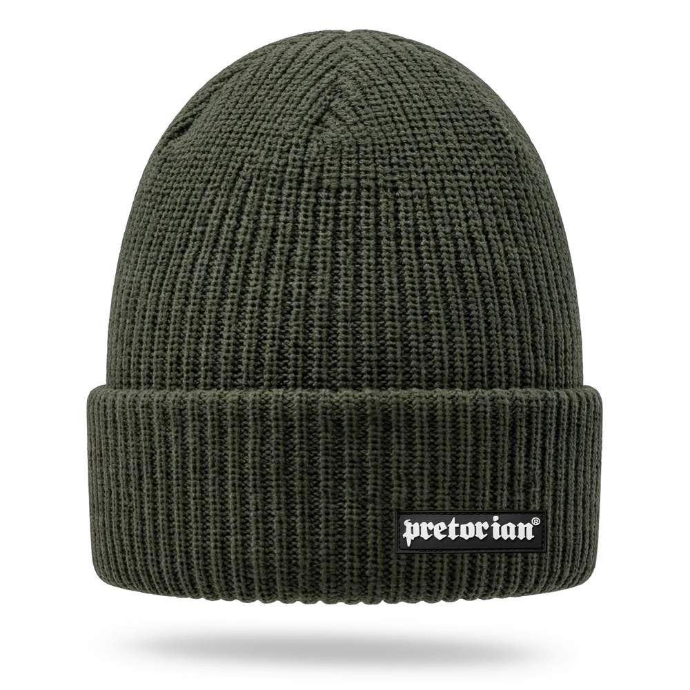 Pretorian "Ribbed Logo 3D" Winter Hat - khaki