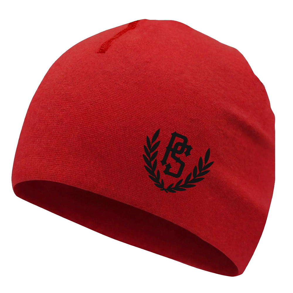 Czapka Pretorian "PS" - czerwono-czarna