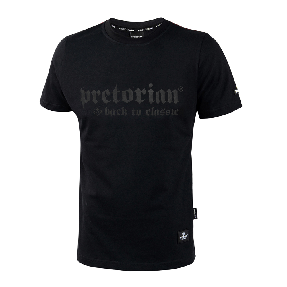 T-shirt Pretorian "Back to classic - black" - black