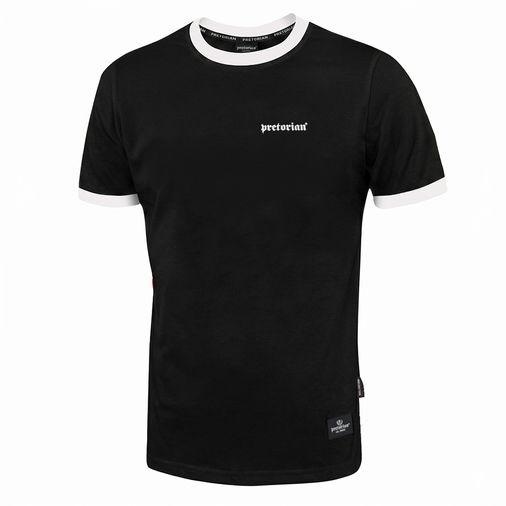 Koszulka Pretorian Ringer "Logo" 3D - czarna