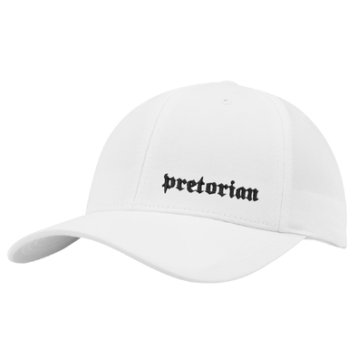 Czapka z daszkiem Pretorian Logo Black - biała