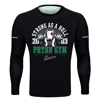 Rashguard longsleeve Pretorian Strong as a Bull!