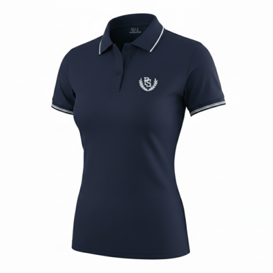 Koszulka polo damska Pretorian Line "PS" - granatowa