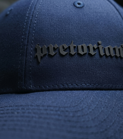 Czapka z daszkiem Pretorian Logo 3D Black - granatowa