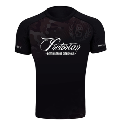 Rashguard short sleeve Pretorian Death Before Dishonour