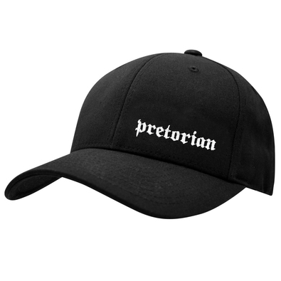 Czapka z daszkiem Pretorian Logo White - czarna