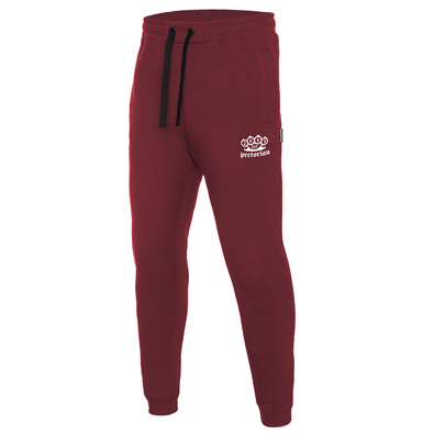 Sweatpants Pretorian Public Enemy burgundy - welt