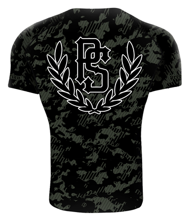 Rashguard short sleeve Pretorian Khaki Camo