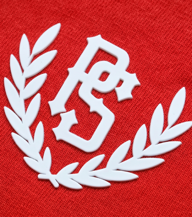 Koszulka Pretorian Ringer PS 3D - czerwony