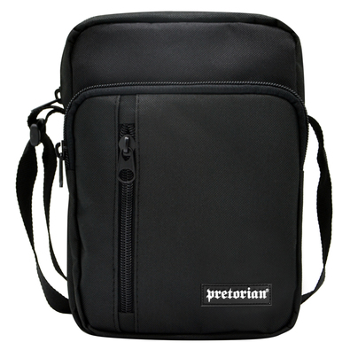 Shoulder bag Pretorian Logo - black