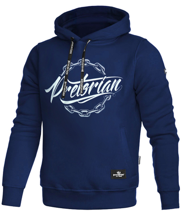 Hoodie Pretorian No Mercy - navy blue