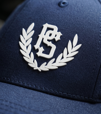 Czapka z daszkiem Pretorian PS 3D White - granatowy