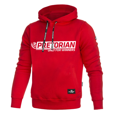 Bluza z kapturem Pretorian "Side" - czerwona