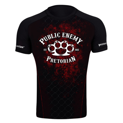 Rashguard short sleeve Pretorian Public Enemy