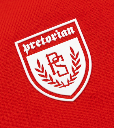 Koszulka Pretorian Ringer "Crest" 3D - czerwona
