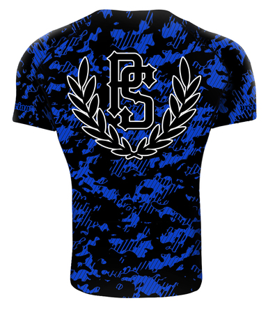 Rashguard short sleeve Pretorian Blue Camo