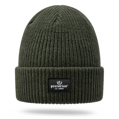 Czapka zimowa Pretorian "Ribbed Est.2003" - khaki