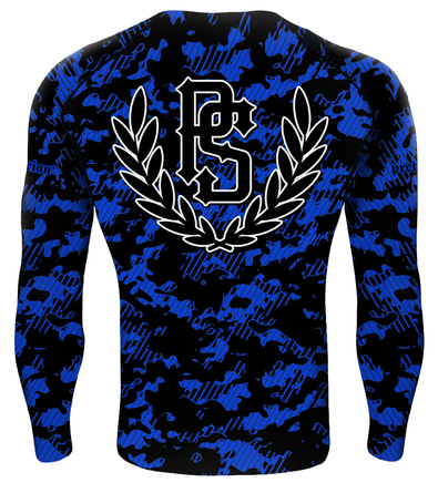 Rashguard longsleeve Pretorian Blue Camo